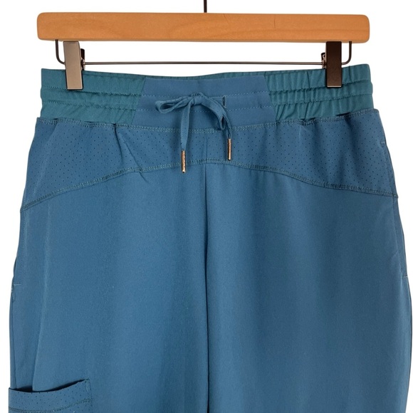 BARCO ONE Womens Boost Scrub Uniform Jogger Pants Teal Blue Size XSP Healthcare - Picture 4 of 9